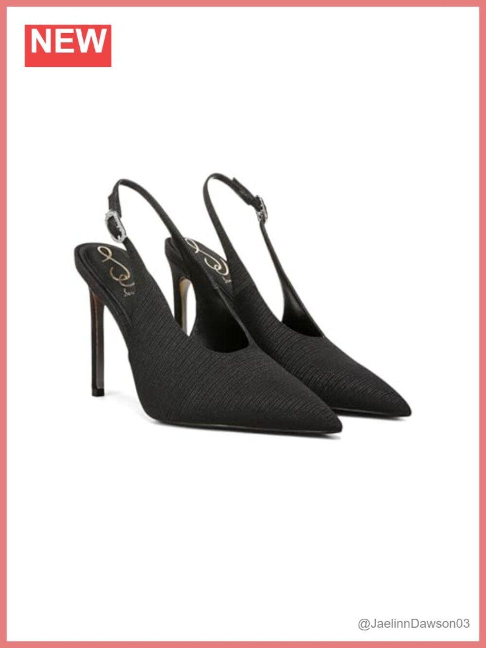 Elegant Stiletto Heel Slingback Pump Pointed Toe